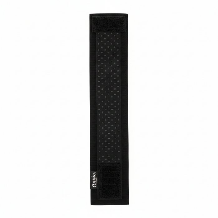 Annie Velcro Wig Band 4.5cm Silicone Grip, 1 Count, Black