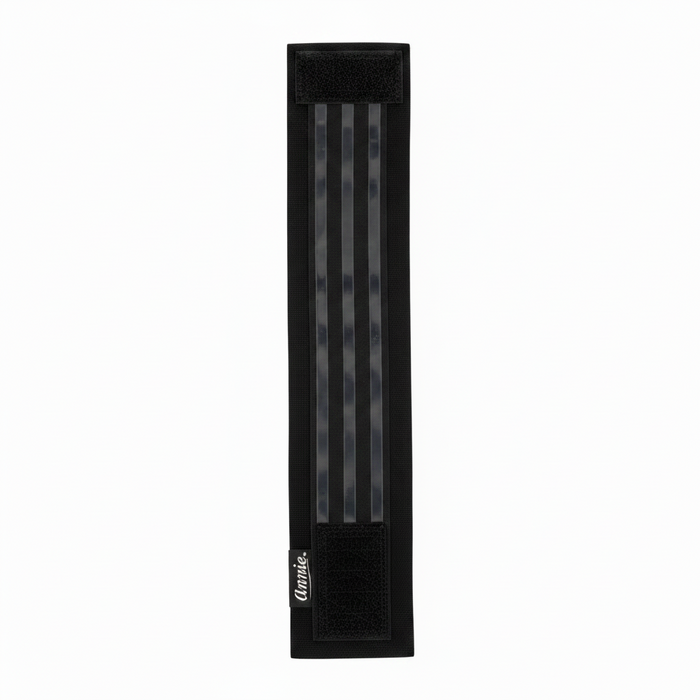 Annie Velcro Wig Band 4.5cm Silicone Grip, 1 Count, Black