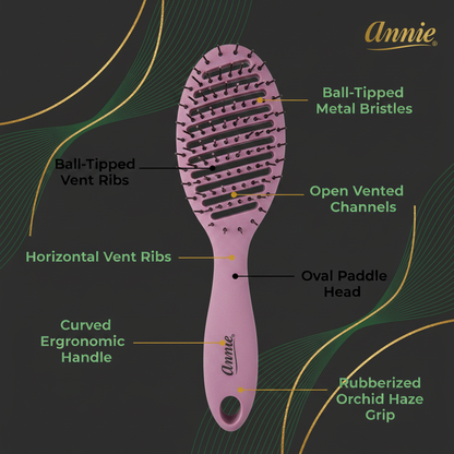 Annie Vent Brush, 1 Count, Purple