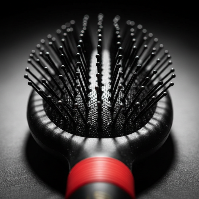 Annie Wire Cushion Brush with Ball-Tipped Bristles, 1 Count, Black