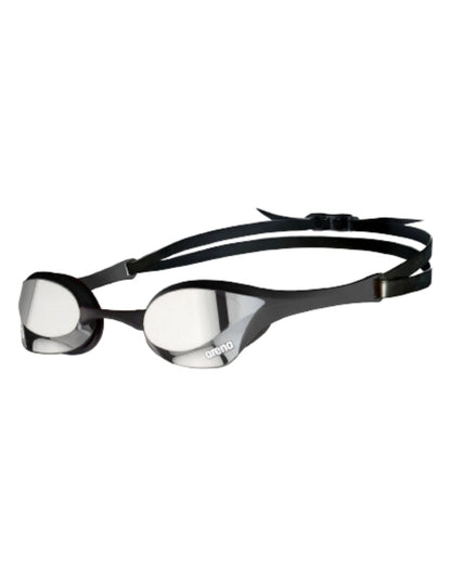 Arena Cobra Ultra Swipe Mirror swim goggles with silver lenses