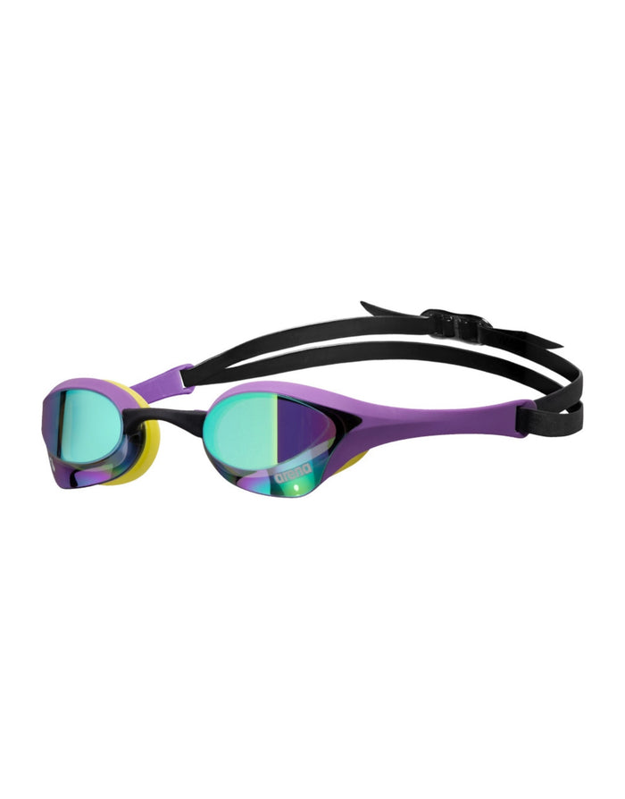 Arena Cobra Ultra Swipe Mirror purple yellow mirrored goggles