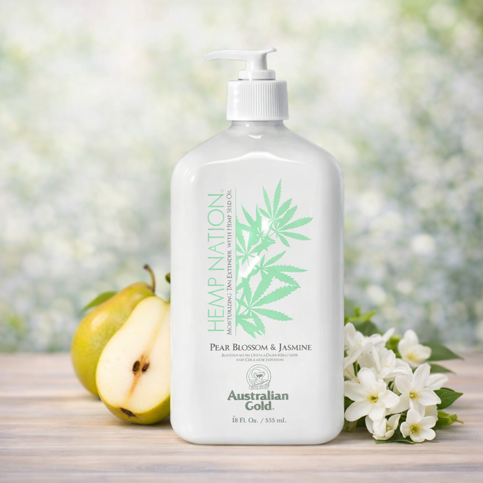 Australian Gold - Hemp Nation  - Pear Blossom & Jasmine Body Lotion - 535 ml