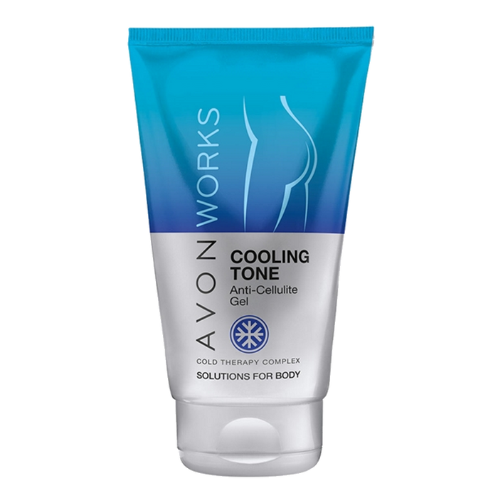 Avon Works Cooling Tone Anti-Cellulite Gel Cold Therapy Complex - 150ml