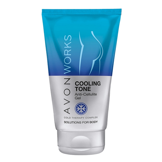 Avon Works Cooling Tone Anti-Cellulite Gel Cold Therapy Complex - 150ml