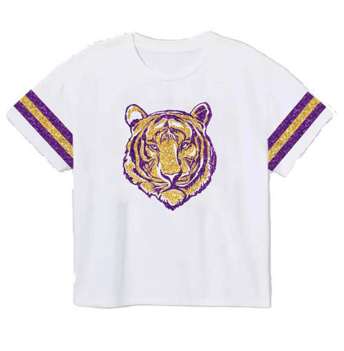 Azarhia Game Day Glitter Boxy Tee