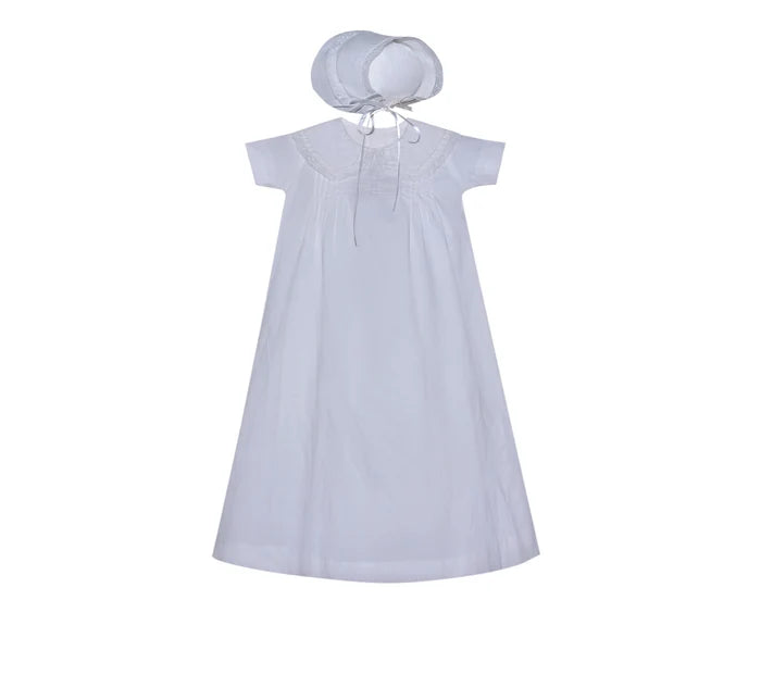 Baby Sen Eastyn Cross Christening Gown-White