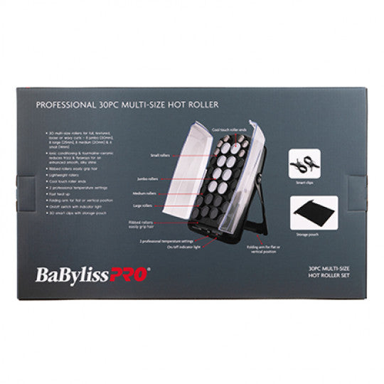 BaBylissPRO Extrovert Multi-Size Hot Roller Set 30pc
