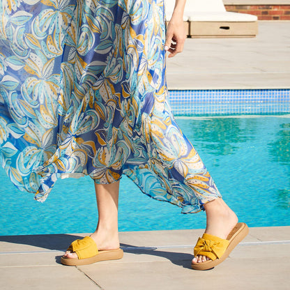 Bailey: Sunflower Suede Shoes Sole Bliss