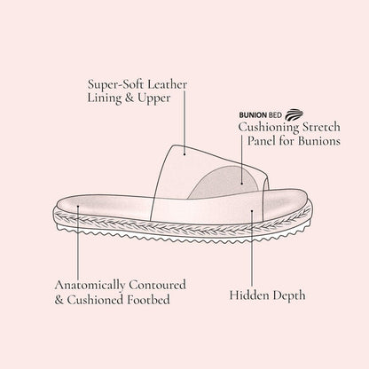 Bailey: Cream Leather Shoes Sole Bliss