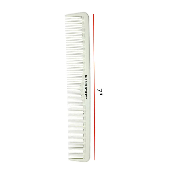Barber Works Styling Comb | Hybrid Ceramic | 7" - BUYBARBER.COM