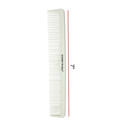Barber Works Styling Comb | Hybrid Ceramic | 7" - BUYBARBER.COM