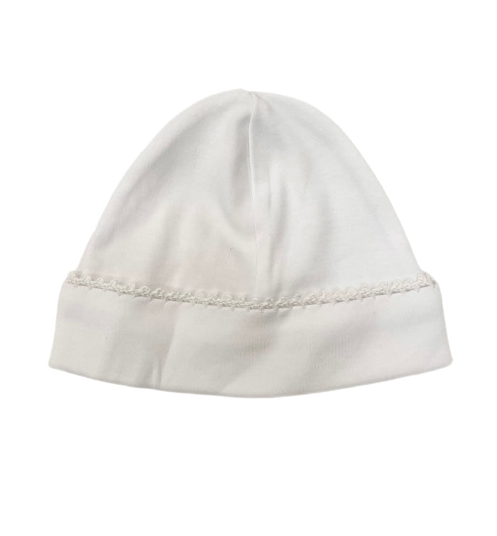 BCC Cap with White Crochet Trim