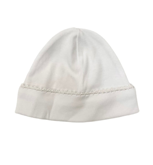 BCC Cap with White Crochet Trim