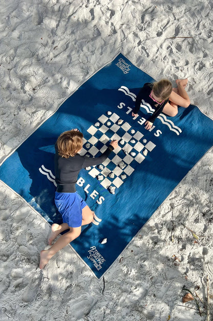 Beach Games Blanket Navy