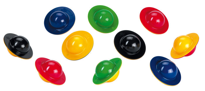 BECO Egg Flips: 12-pack of fun coloured egg flips as UFO party hats