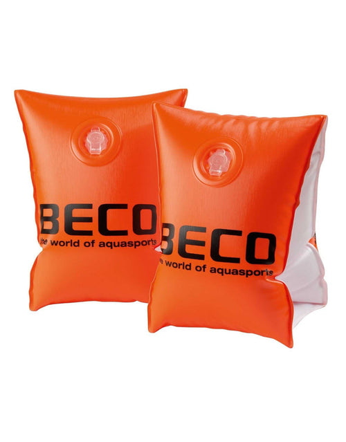 Beco orange double chamber arm bands for babies with laminated foil