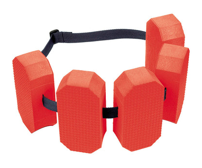 Red BECO swimming belt with foam dumbbell weights for kids 3-6 years