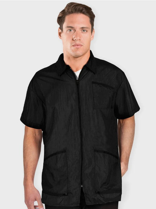 Betty Dain Premier  Barber Jacket - Black [S-XL] # 898 - Palms Fashion Inc.