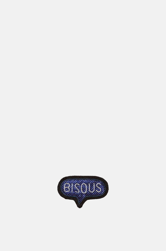 Macon & Lesquoy Blue Bisous Brooch.