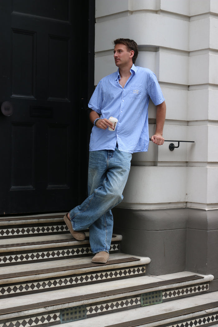 Blue Button Up Shirt