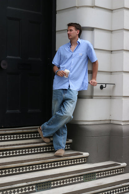 Blue Button Up Shirt