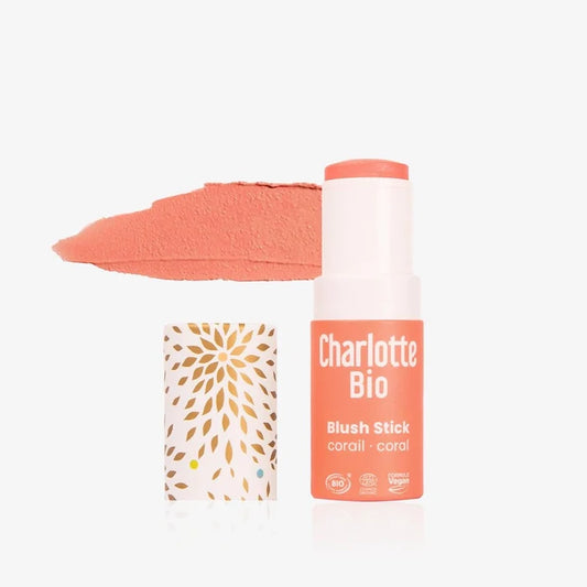 Blush en stick effet bonne mine Charlotte Bio