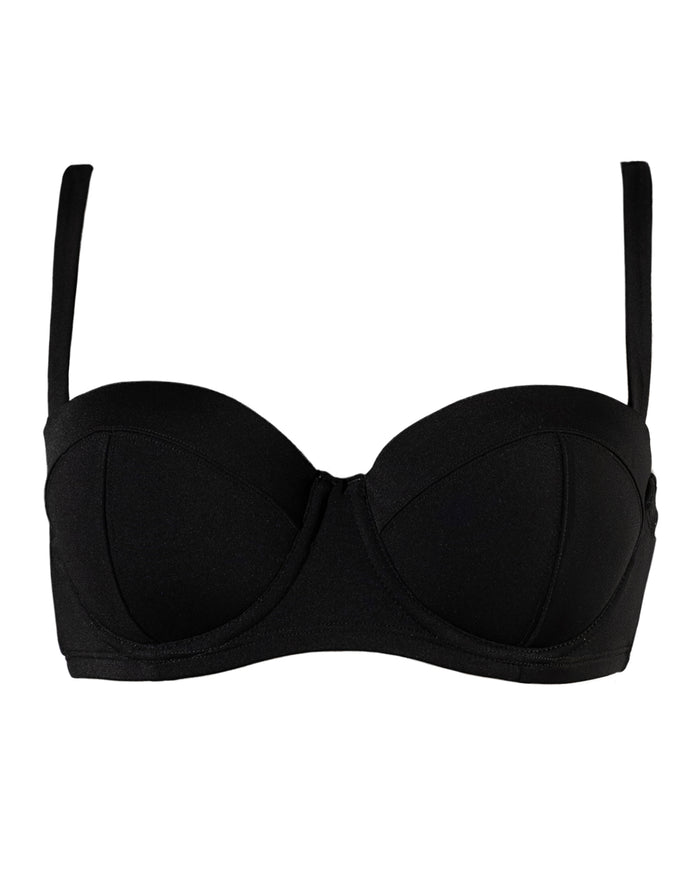 Outline image of Bombshell Bikini Top - Black