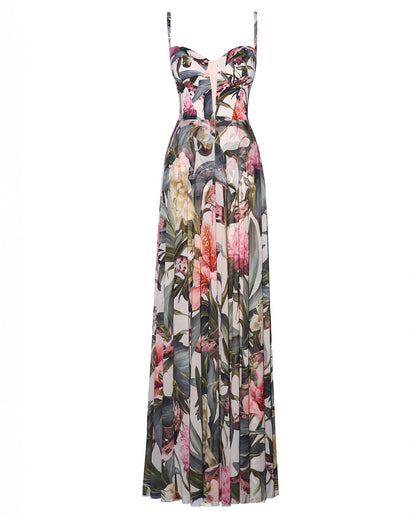 Outline image of Bombshell Maxi Dress - Daylight Peony