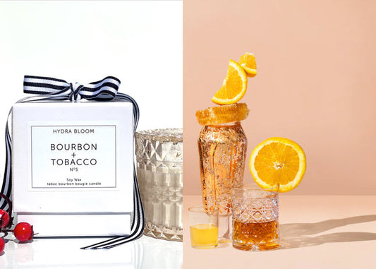 Bourbon Honey + Tobacco Crystal Candle | Hydra Bloom