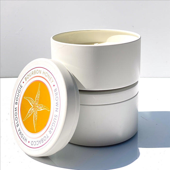Bourbon Honey + Tobacco Crystal Candle | Hydra Bloom