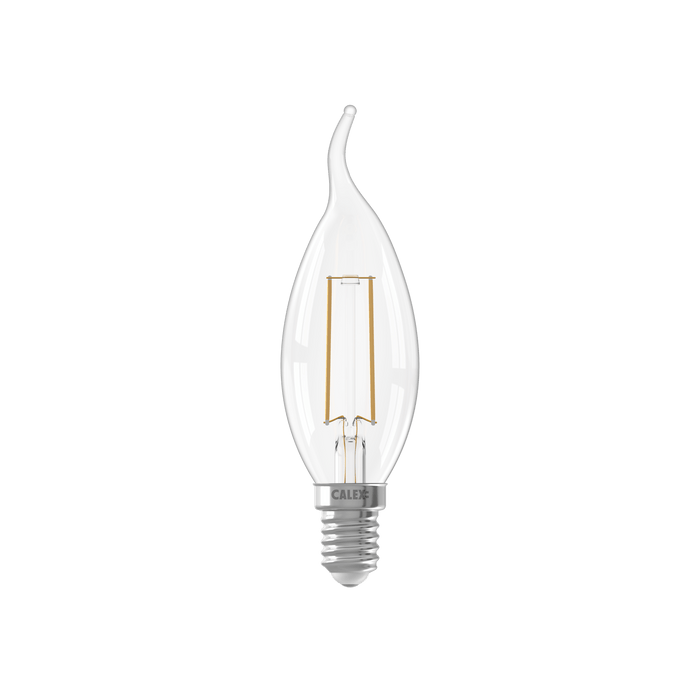 Calex Filament LED Lamp - E14 - BXS35 - Clear