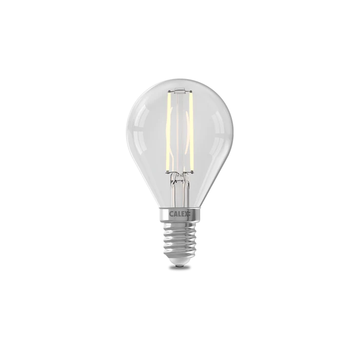 Calex Filament LED Lamp - E14 - P45 - Clear
