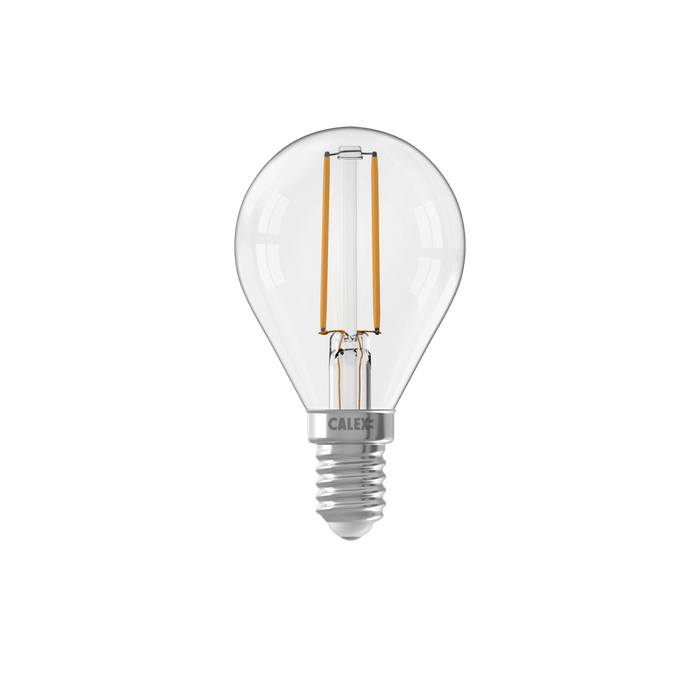 Calex Filament LED Lamp - E14 - P45 - Clear