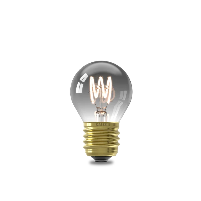 Calex Flex Filament LED Lamp - E27 - P45 - Titanium