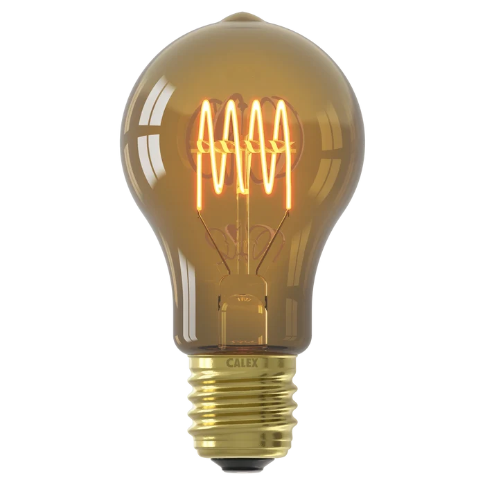 Calex Flex Filament LED Lamp -E27 - A60 - Gold