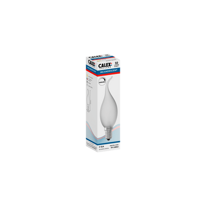 Calex Incandescent Bulb - E14 - BXS35 - White