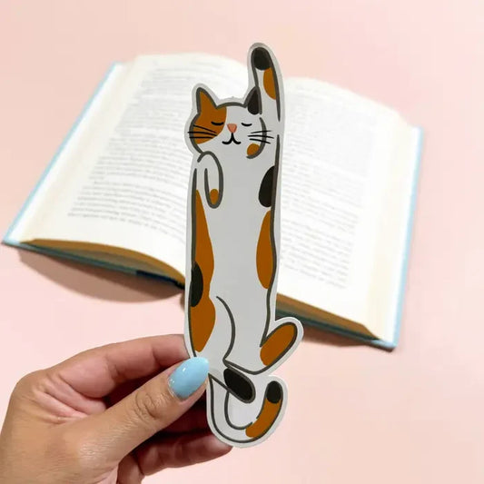 Calico Cat Die Cut Bookmark