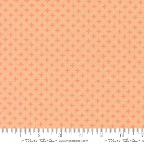 Cantaloupe- Scenery Diamonds- Fat Quarter