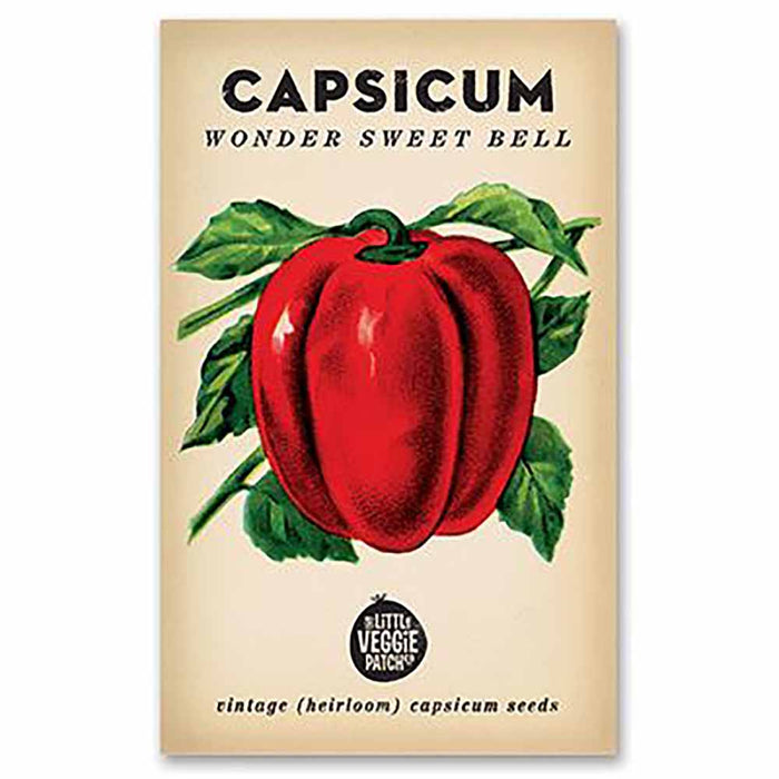 Capsicum 'Wndr Swt Bell' H'loom Seeds