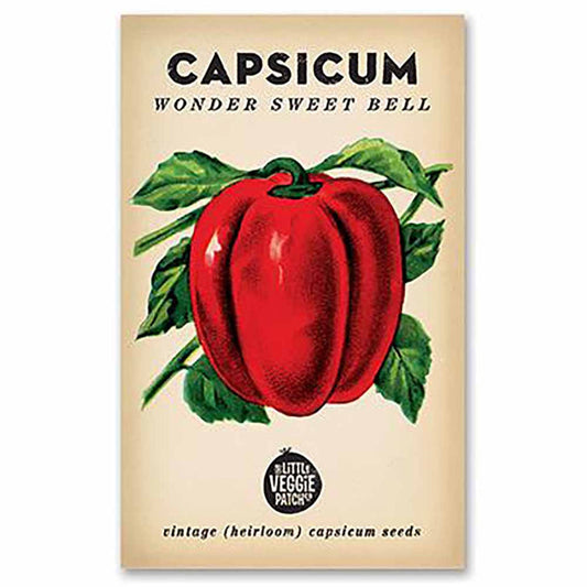 Capsicum 'Wndr Swt Bell' H'loom Seeds