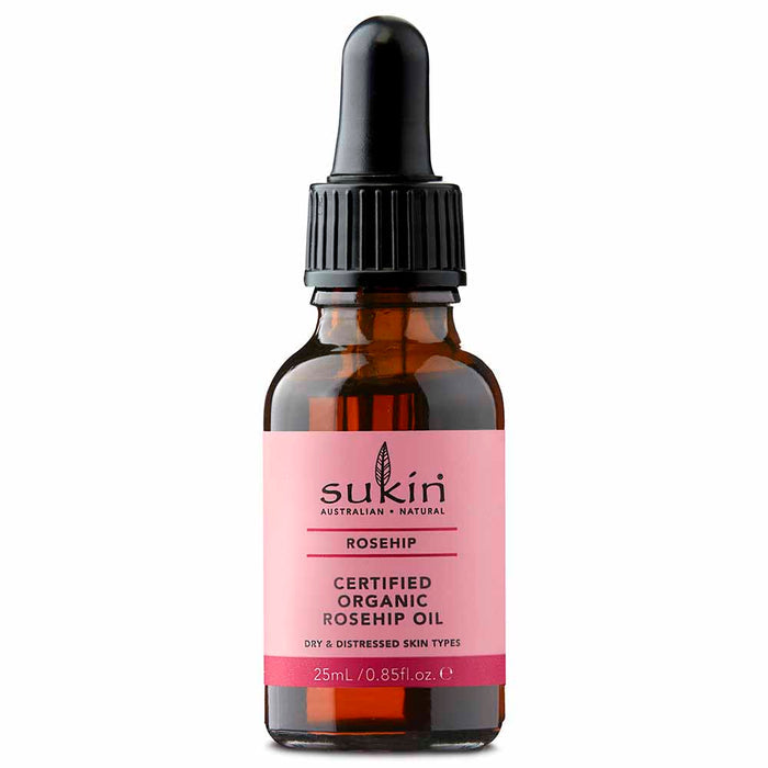 Certified Organic Rose Hip Oil bottle