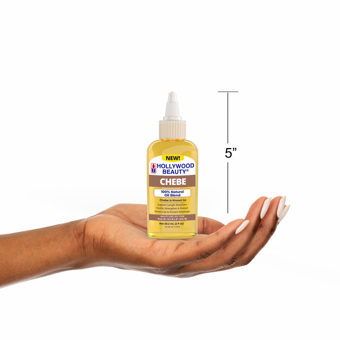 Chebe Oil 100% Natural Oil Blend for Hair, Scalp, and Skin - 2 fl oz