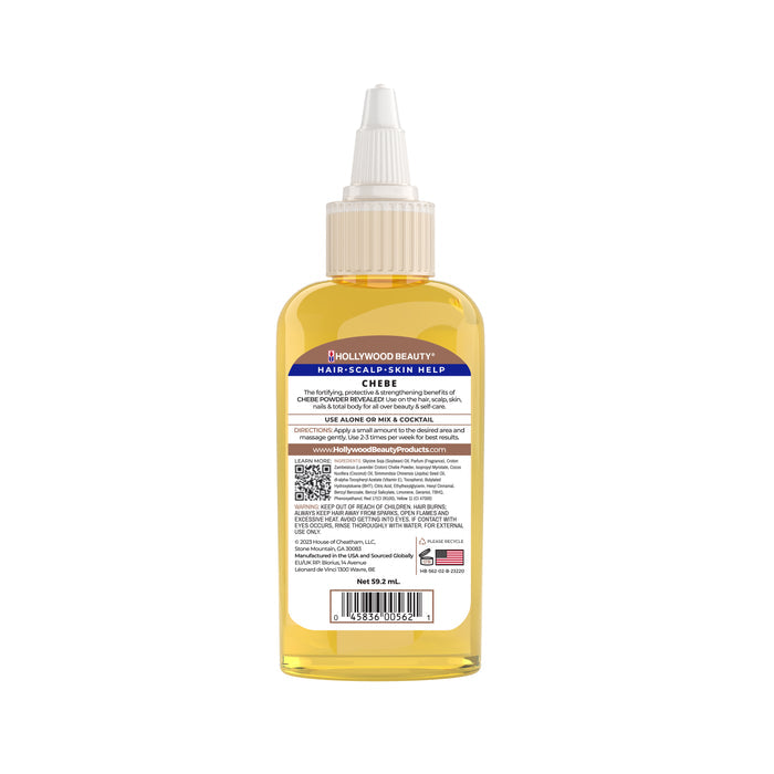 Chebe Oil 100% Natural Oil Blend for Hair, Scalp, and Skin - 2 fl oz