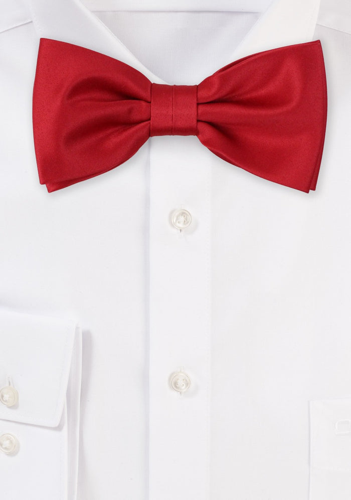 Cherry Red Bowtie
