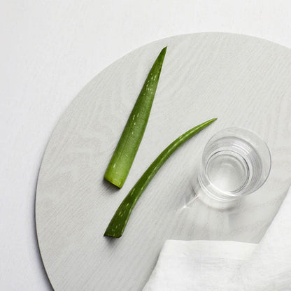 Aloe vera & glass of water