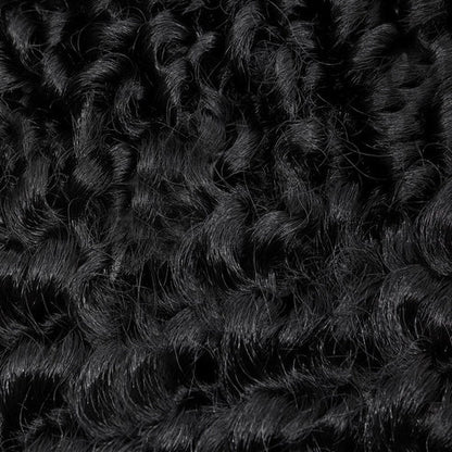 CLIMAX Pre-Looped Crochet Braid - Deep Coily and Wavy 18" F1B/Burg