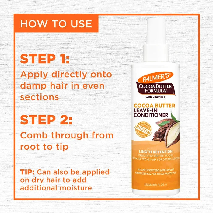 Cocoa Butter & Biotin Length Retention Leave-in Conditioner