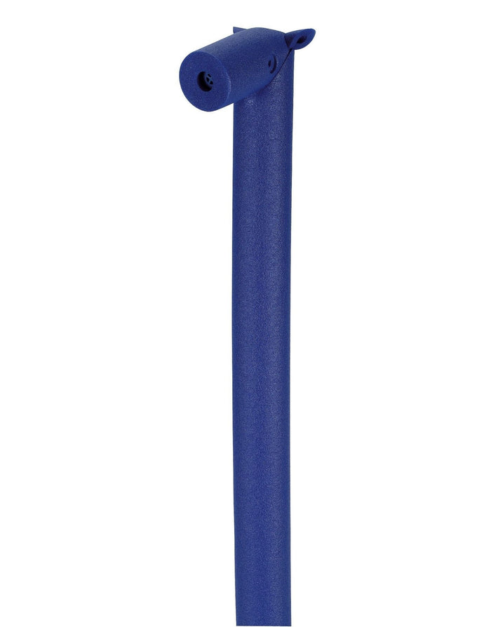 Blue comfy pony whistle noodle horse head pipe cleaner holder