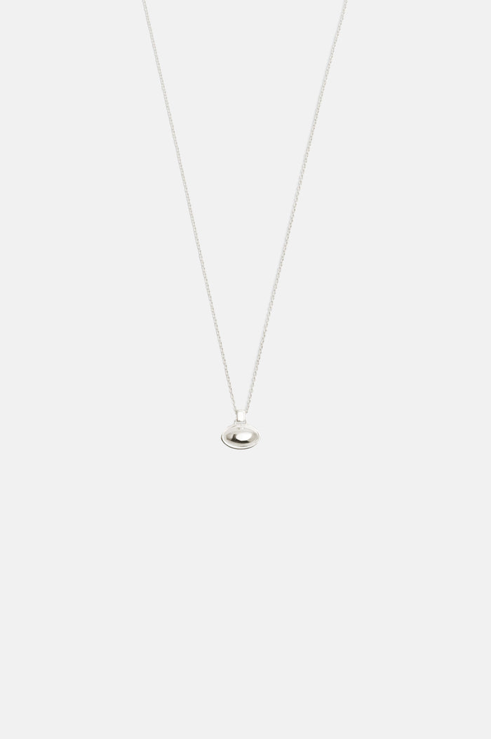 Ragbag Contour Silver Necklace.